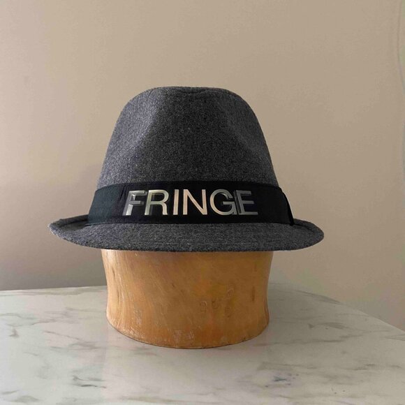 SDCC COMIC CON 2012 GREY GRAY WOOL FEDORA FRINGE WATCHERS HAT - Picture 1 of 7